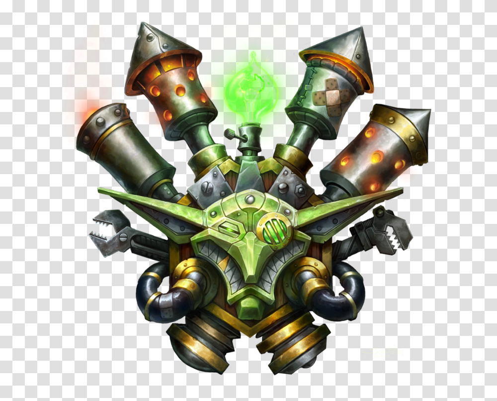 Warcraft Goblin Logo Goblin World Of Warcraft, Toy, Machine, Helmet, Clothing Transparent Png