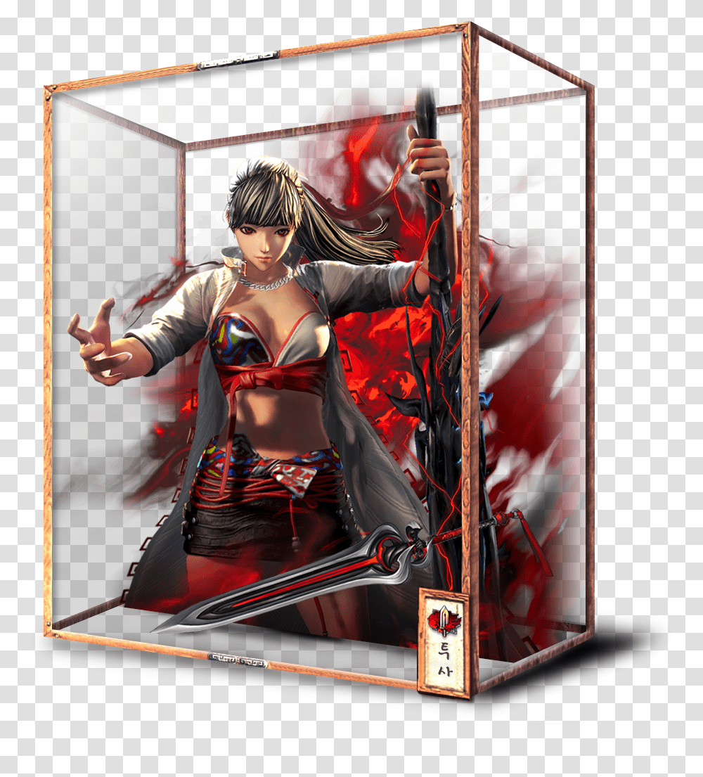 Warden Character Blade And Soul Female Warden, Person, Advertisement, Costume Transparent Png