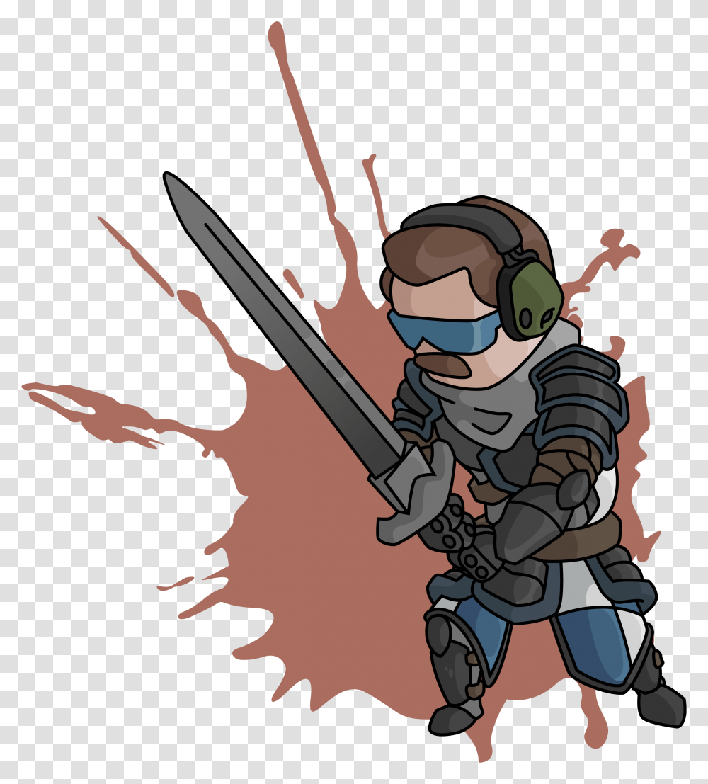 Warden R6 For Honor, Ninja, Duel, Person, Paintball Transparent Png