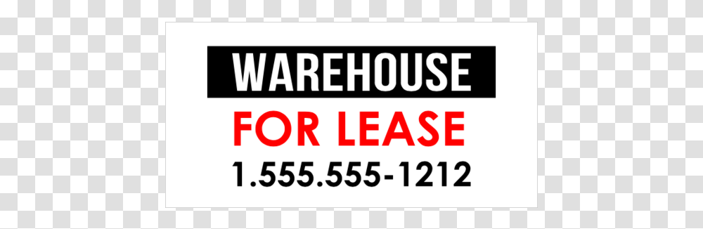 Warehouse For Lease Banner, Word, Face Transparent Png