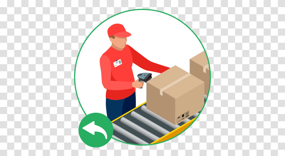 Warehouse Manager, Person, Human, Package Delivery, Carton Transparent Png