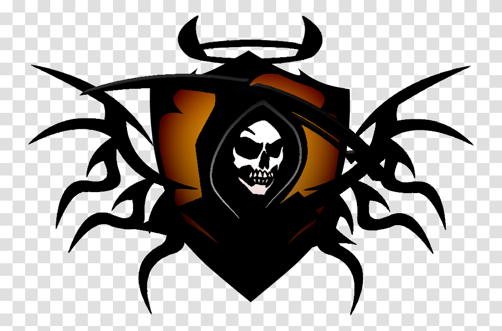 Warframe Clan Emblem Black And White Devil Horns, Helmet, Apparel Transparent Png