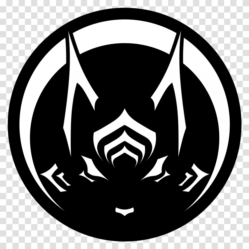 Warframe Clan Emblem Dragon, Stencil Transparent Png