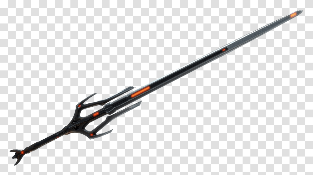 Warframe Galatine, Spear, Weapon, Weaponry, Trident Transparent Png
