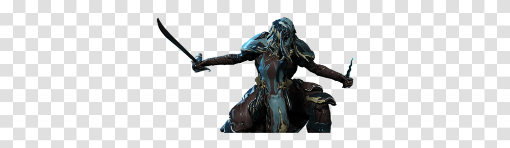 Warframe Logo Stickpng Statue, Person, Human, Ninja, Knight Transparent Png