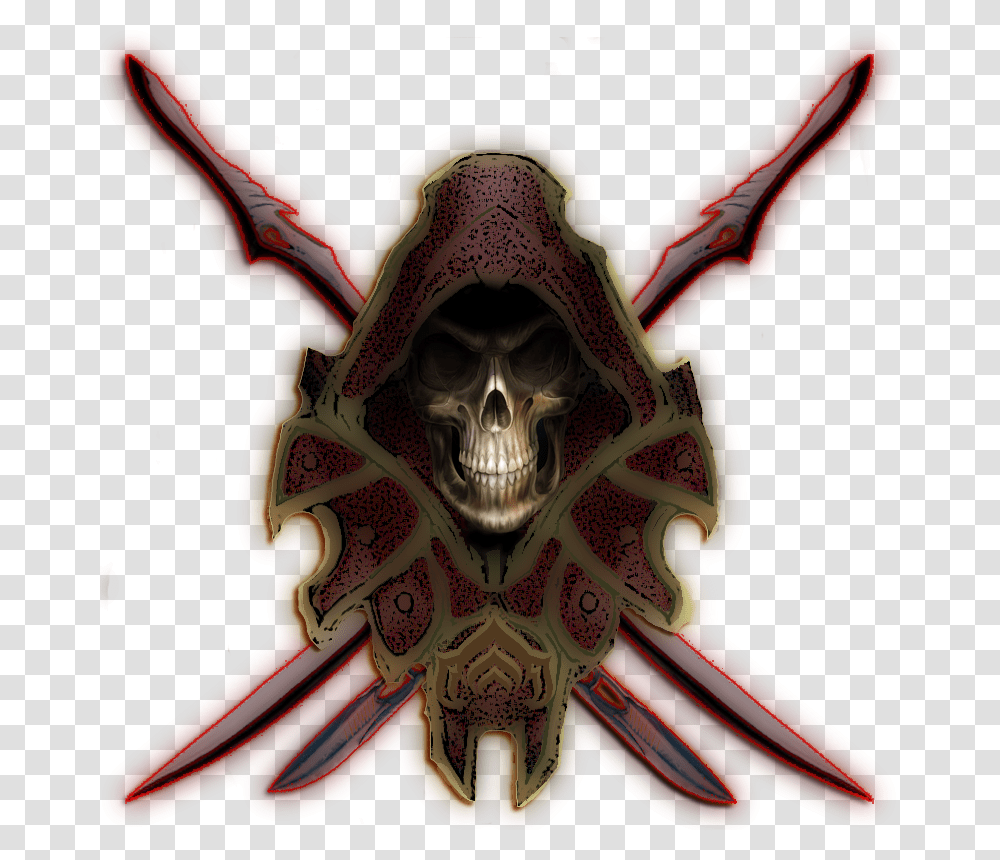 Warframe Skull Clan Logos Hd Download Reaper Warframe Clan Emblems, Ornament, Pattern Transparent Png