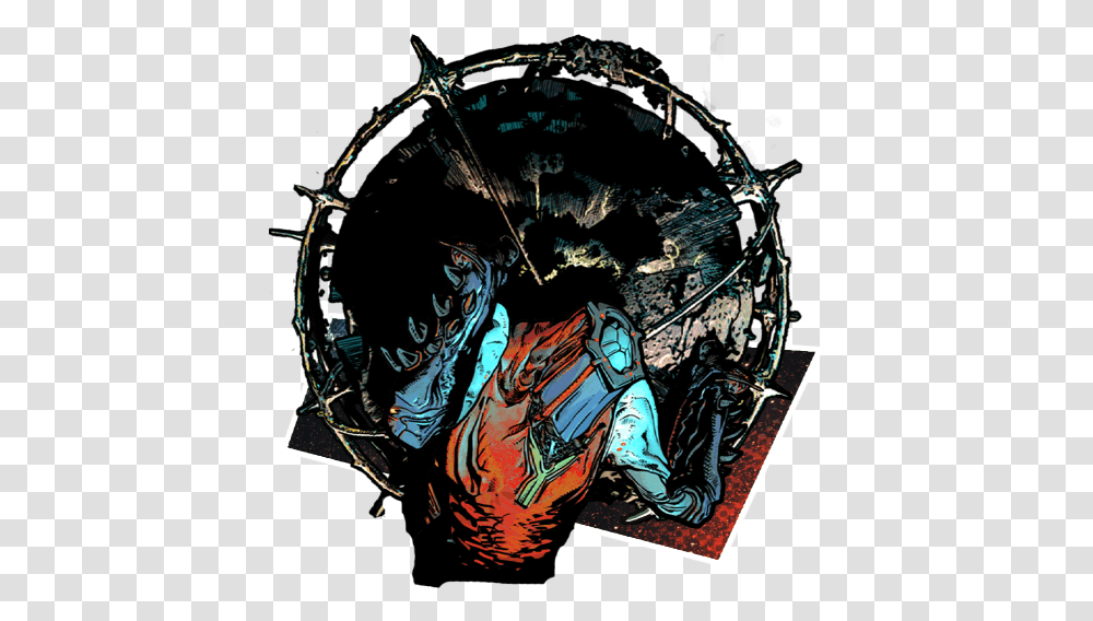 Warframe Warframe Atlas Halftone, Outer Space, Astronomy, Universe, Person Transparent Png