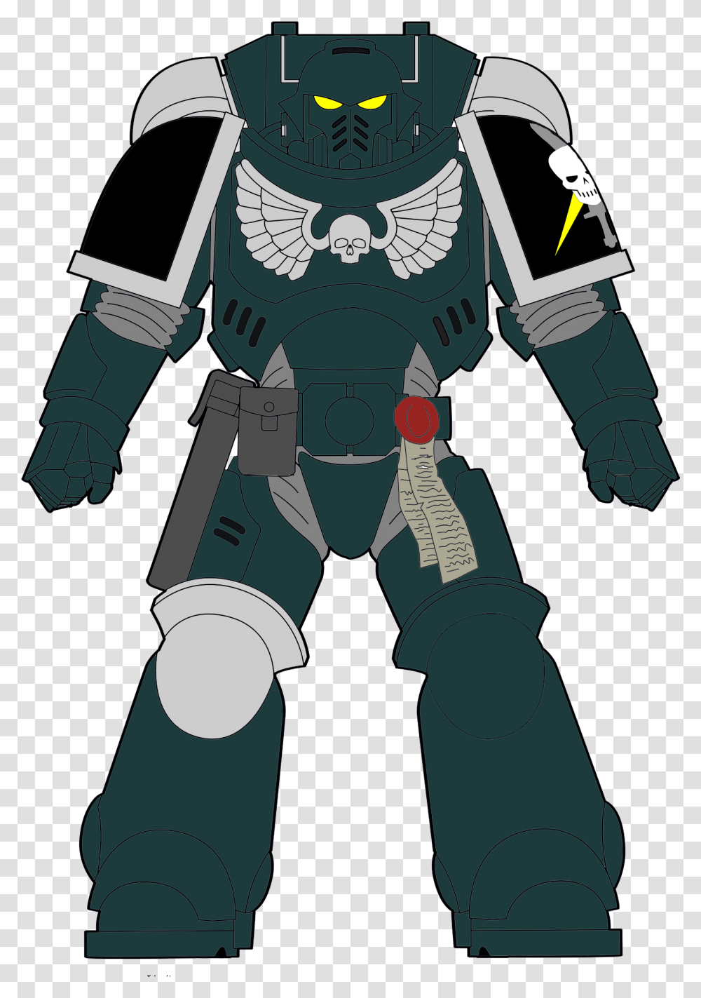 Warhammer Fanon Adeptus Astartes Markings And Heraldry, Knight, Armor, Costume Transparent Png