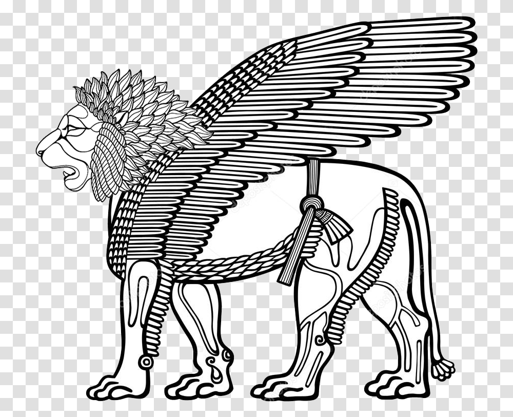 Warhammer Homebrew Wiki Babylonian Lion, Statue, Sculpture, Horse Transparent Png