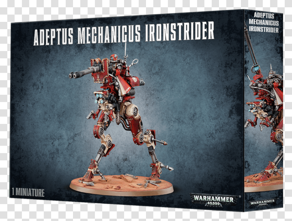 Warhammer 40k Adeptus Mechanicus Ironstrider, Toy, Robot, Poster, Advertisement Transparent Png