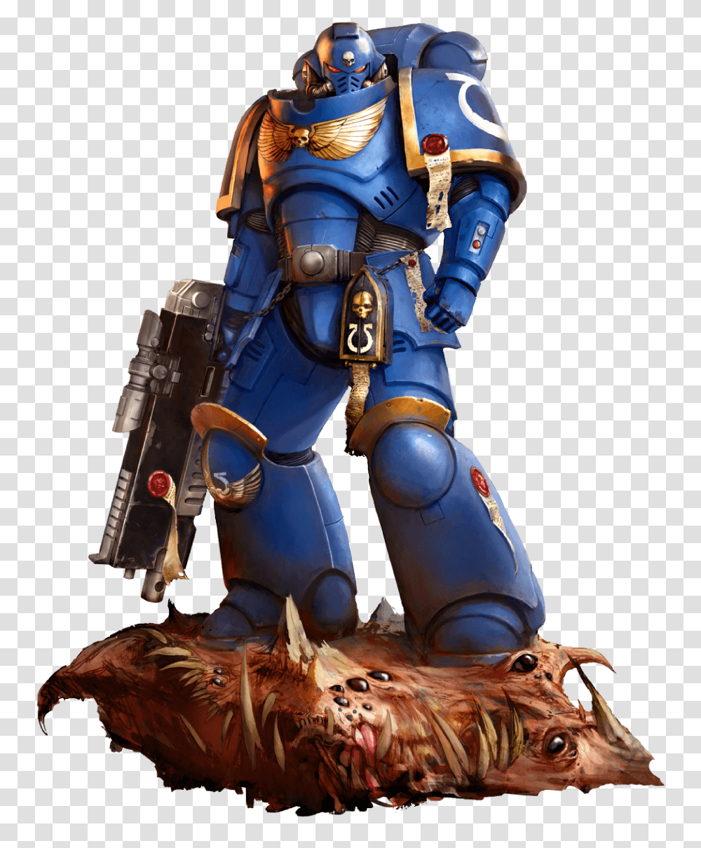 Warhammer 6 Image Warhammer 40k Space Marine, Toy, Figurine, Armor, Person Transparent Png