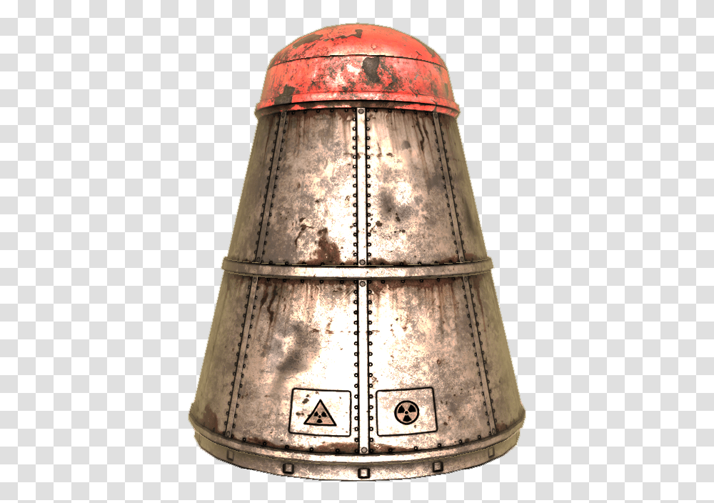 Warhead Fallout New Vegas Lonesome Road Nuke, Lamp, Lampshade, Tin, Cylinder Transparent Png