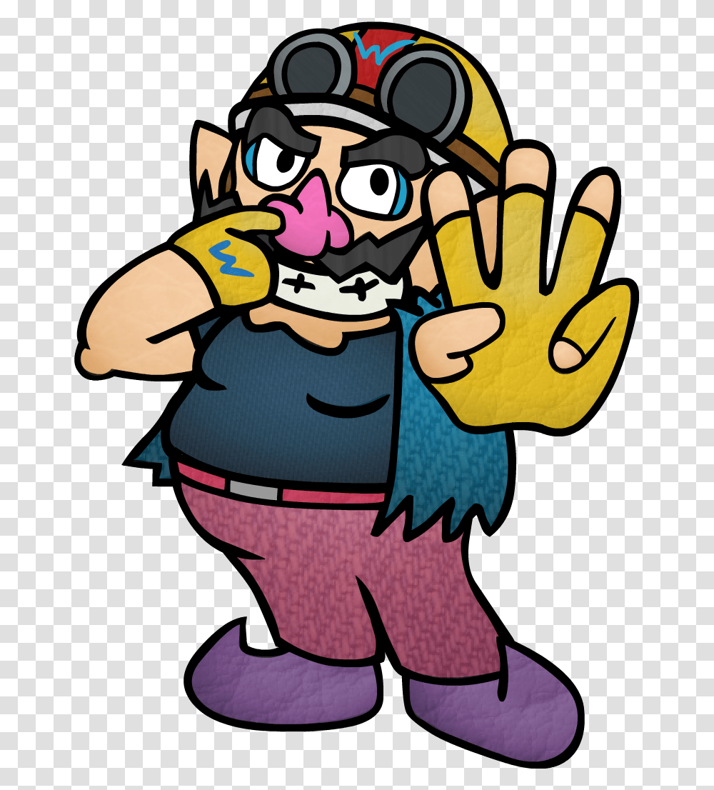 Wario Biker Outfit, Person, Performer, Pirate Transparent Png