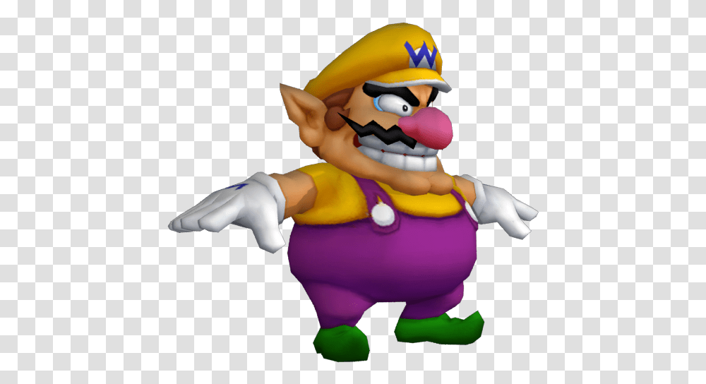 Wario Cartoon, Super Mario, Toy, Person, Human Transparent Png