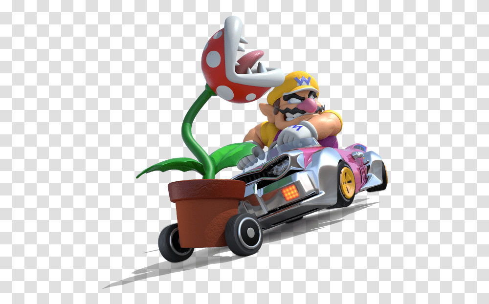 Wario Mario Kart 8 Deluxe Download, Toy, Vehicle, Transportation, Figurine Transparent Png