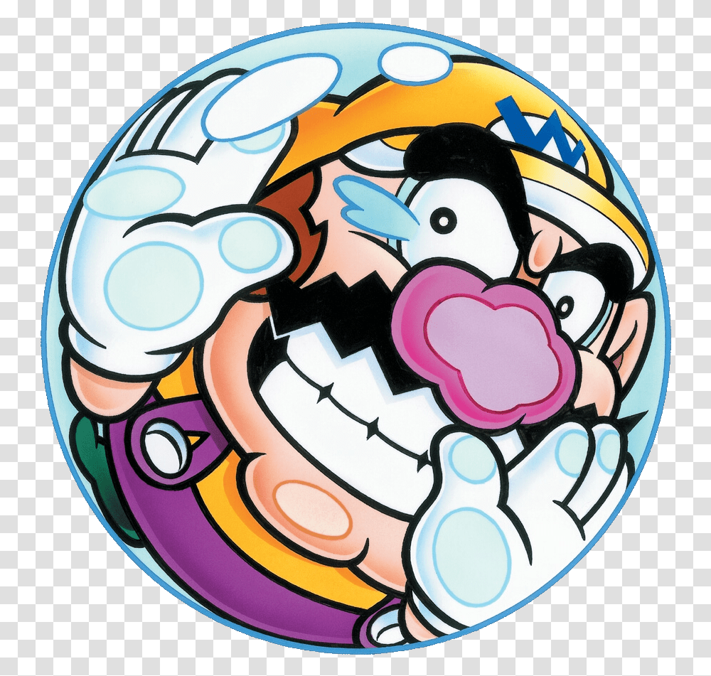 Wario Reactions Clipart Download Wario Land Bubble Wario, Food, Egg, Sphere Transparent Png