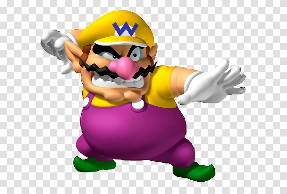 Wario Waluigi Mario Supermario Nintendo Freetoedit Wario, Super Mario, Person, Human Transparent Png
