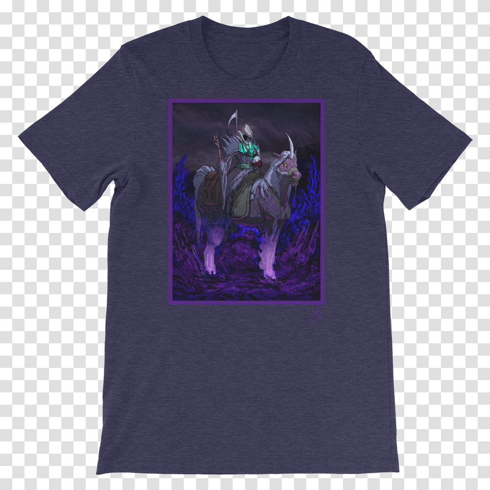 Warlock - Worley Art, Clothing, T-Shirt, Horse, Mammal Transparent Png