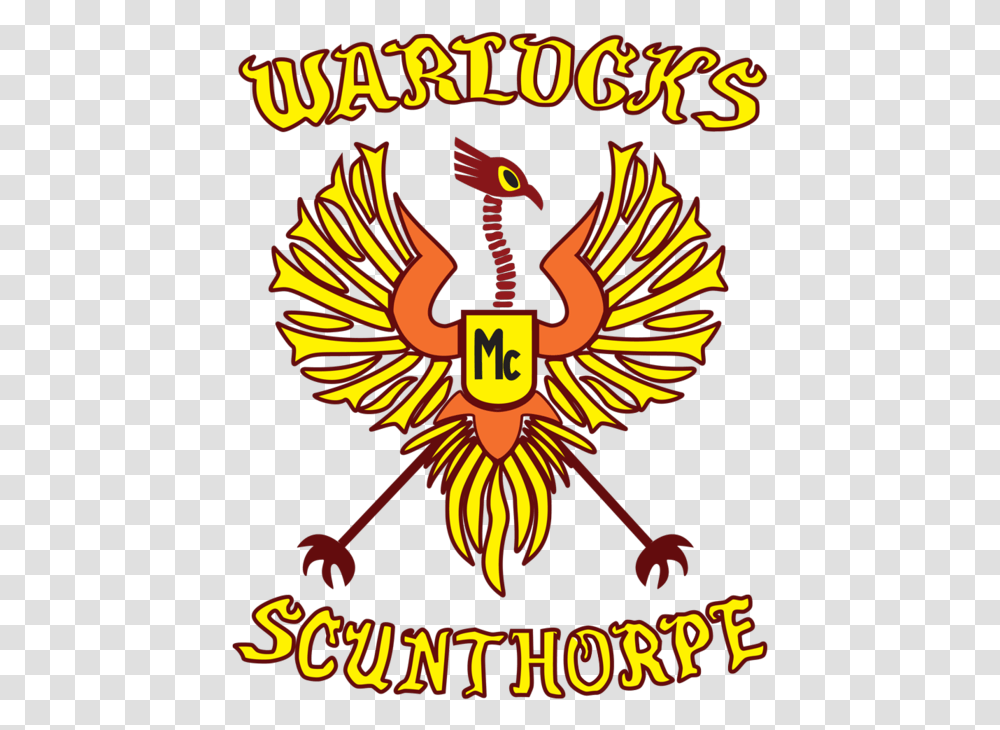 Warlocks Mc Scunthorpe Vagos Logo, Poster, Advertisement, Symbol, Emblem Transparent Png