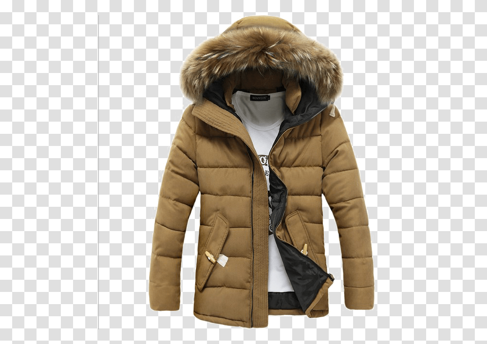 Warm Coat Image Winter Jackets For Men, Apparel, Hood, Sweatshirt Transparent Png