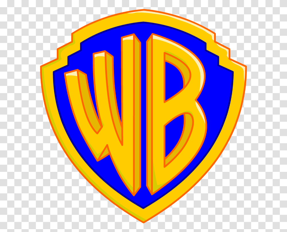 Warner Bros Feature Animation Logo Wb Shield Logo, Symbol, Trademark, Badge, Emblem Transparent Png