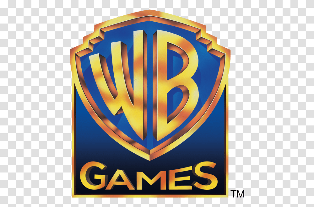 Warner Bros Games Logo, Trademark, Poster, Advertisement Transparent Png
