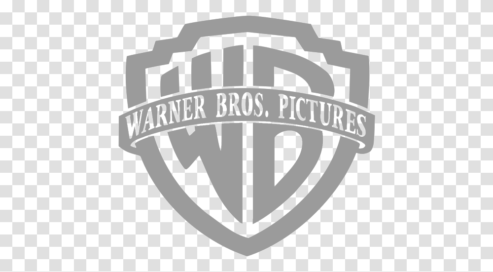 Warner Bros Logo Warner Bros Logo Black Background Warner Bros Logo, Trademark, Emblem, Badge Transparent Png