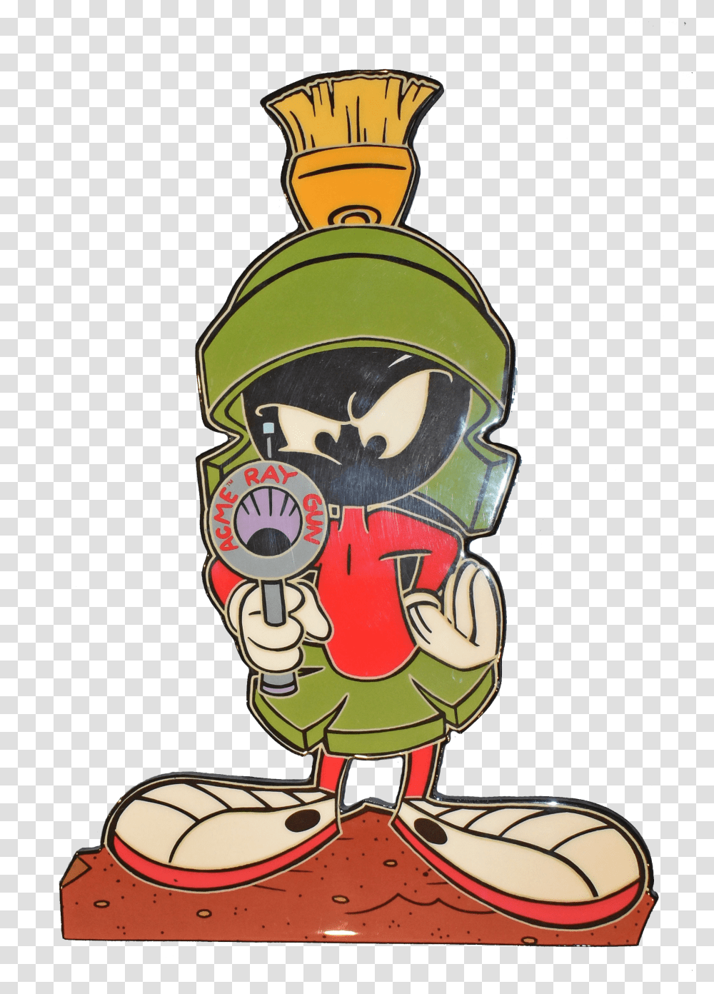 Warner Brothers Marvin The Martin Wall Art Marvin The Martian, Label, Bottle, Head Transparent Png