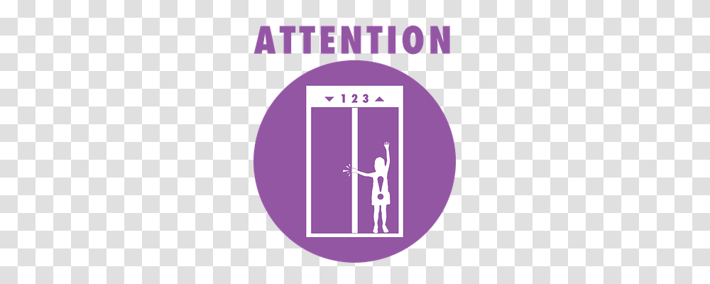 Warning Person, Purple Transparent Png
