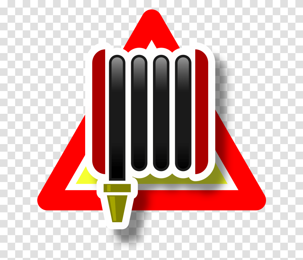 Warning Armed Fire Tap Icon Openclipart Vertical, Dynamite, Bomb, Weapon, Weaponry Transparent Png