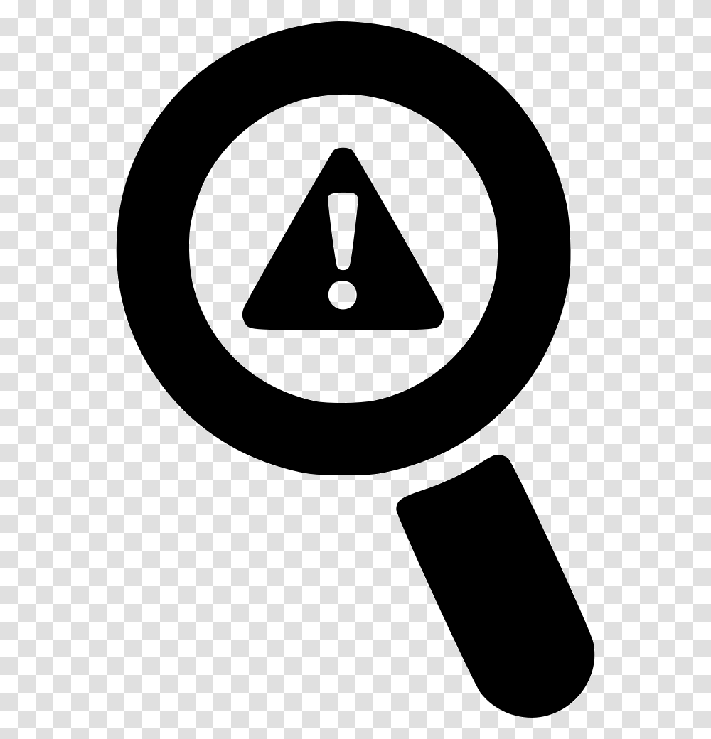 Warning Error Caution Search And Shop Icon, Stencil Transparent Png
