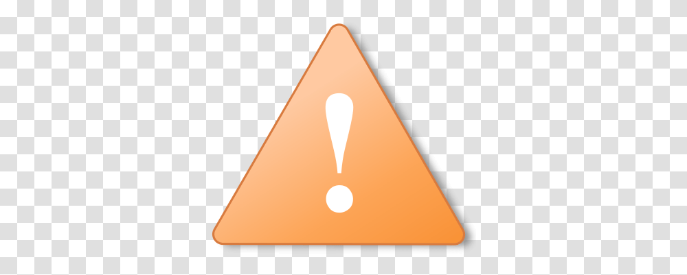 Warning Icon Orange Orange Warning Icon, Triangle, Laptop, Pc, Computer Transparent Png