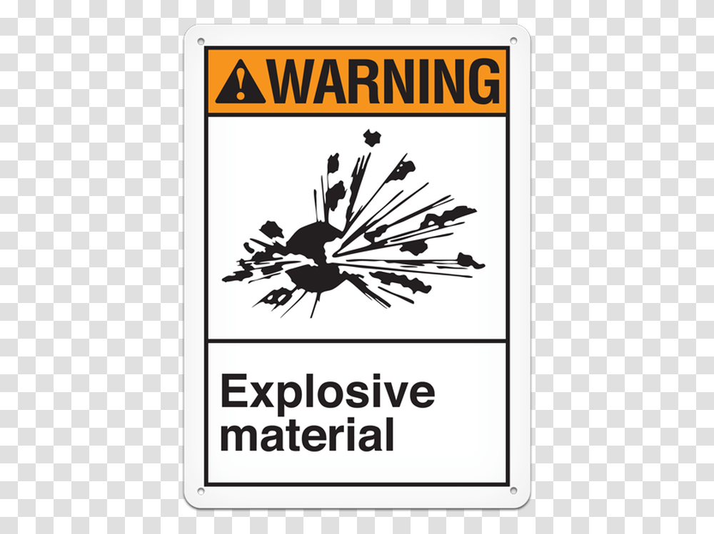 Warning Material Explosive, Label, Advertisement, Poster Transparent Png
