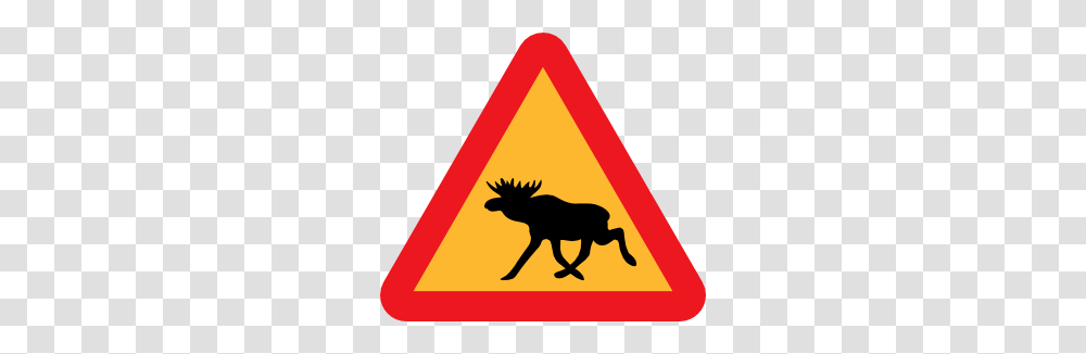 Warning Moose Roadsign Clip Art For Web, Road Sign Transparent Png
