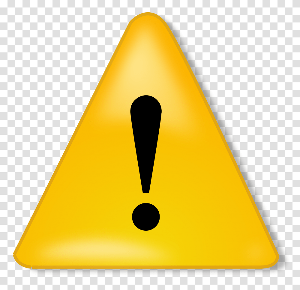 Warning Notification Icons, Triangle Transparent Png
