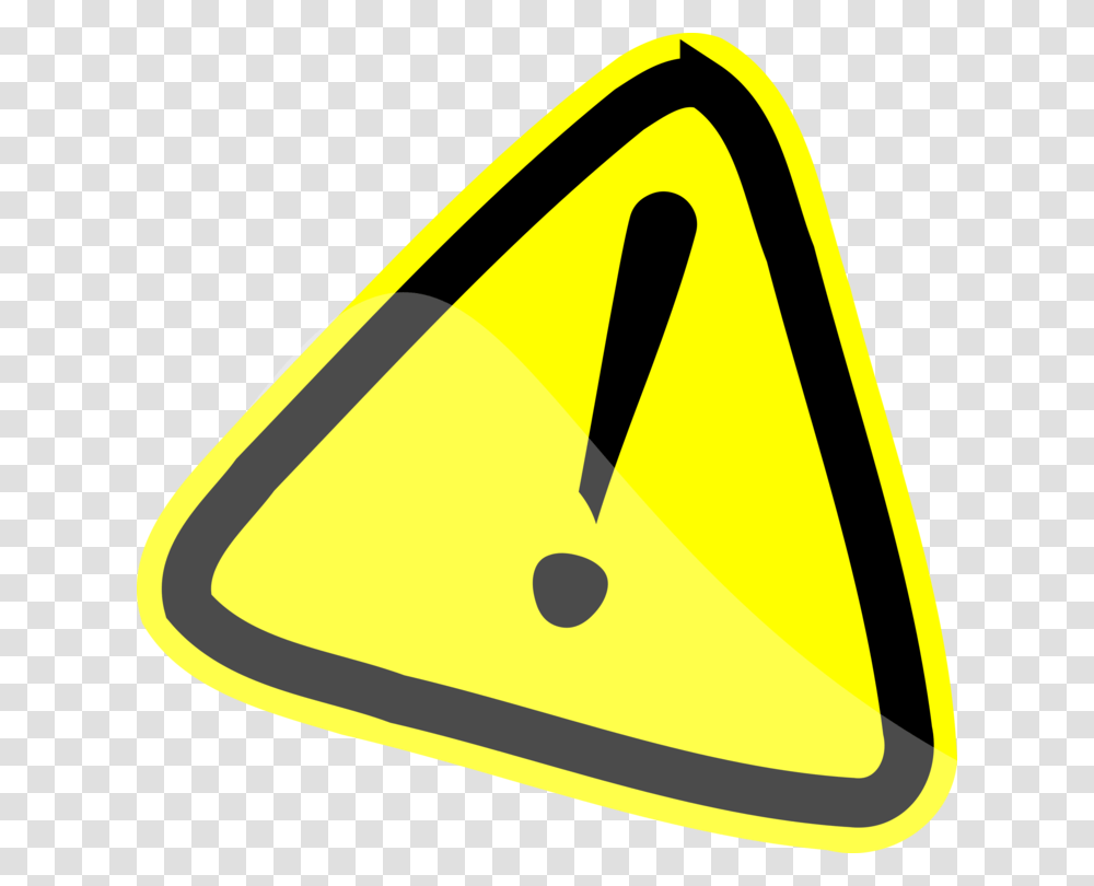 Warning Sign Cartoon Hazard Symbol Download, Triangle, Arrowhead, Plectrum Transparent Png