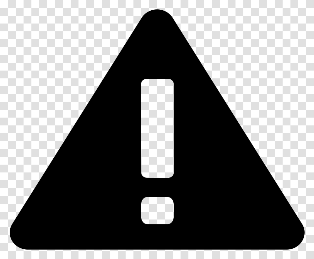 Warning Sign Construction Exception Icon, Triangle, Arrowhead Transparent Png