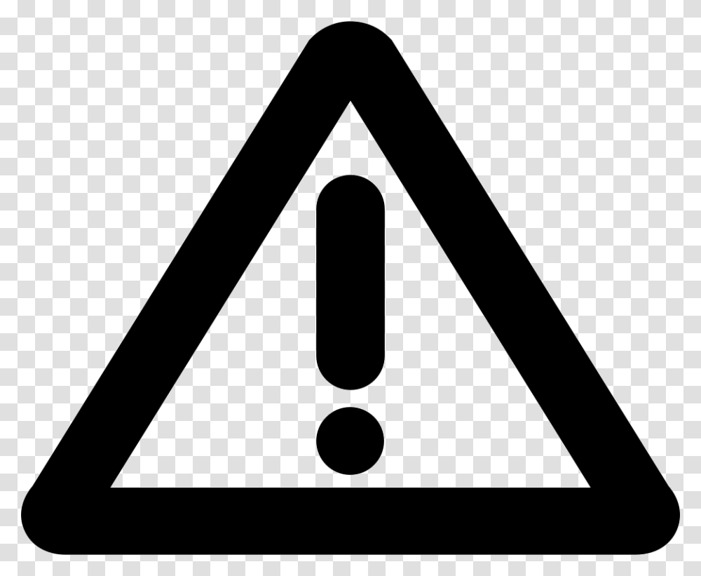 Warning Sign Icon Free Download, Triangle, Road Sign Transparent Png