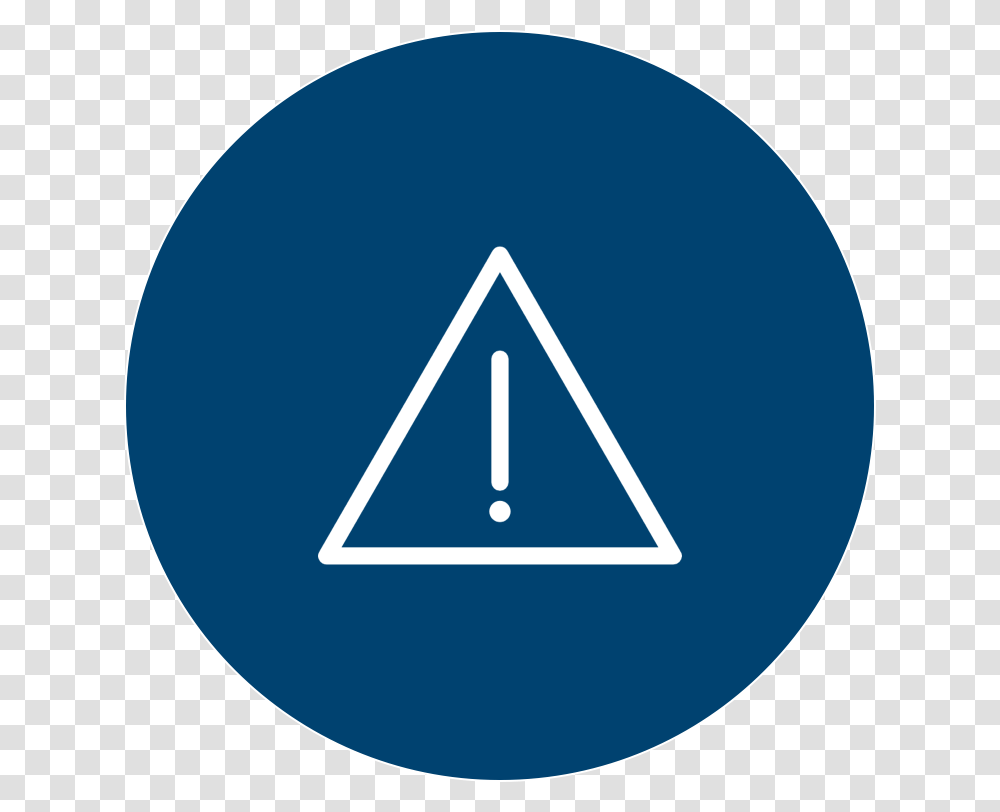 Warning Sign Setting Icon Blue, Triangle, Moon, Outer Space, Night Transparent Png