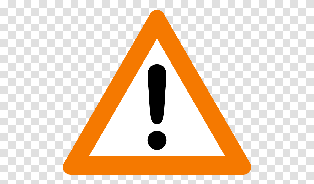 Warning Yield Clip Art Warning Sign Orange, Triangle, Symbol, Road Sign,  Transparent Png