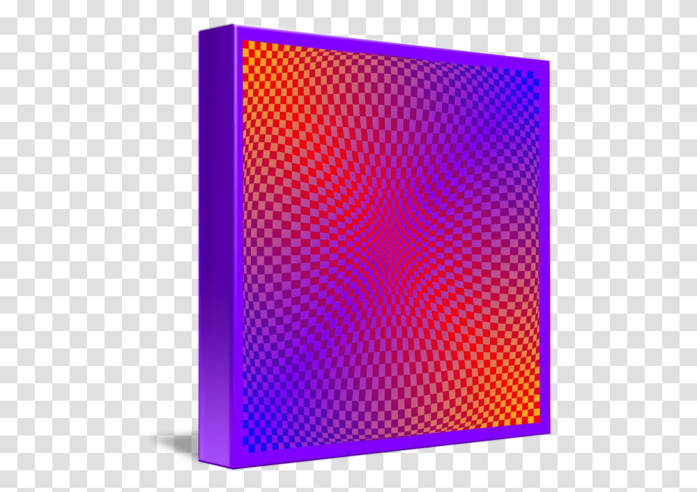 Warped Checkerboard Pattern Optical Illusion, Rug, Light, Electronics, LED Transparent Png