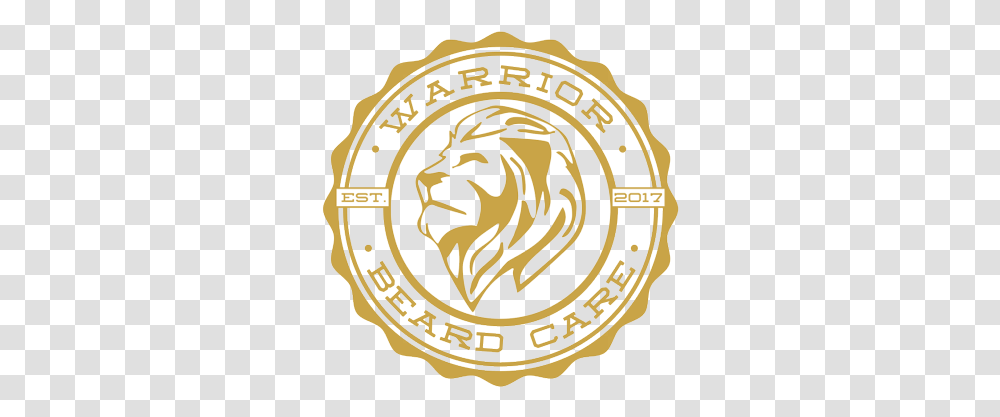 Warrior Beard Care Logo, Symbol, Trademark, Emblem, Badge Transparent Png