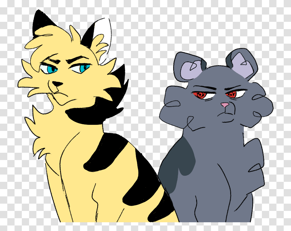 Warrior Cats Bumblestripe And Dovewing, Person, Mammal Transparent Png