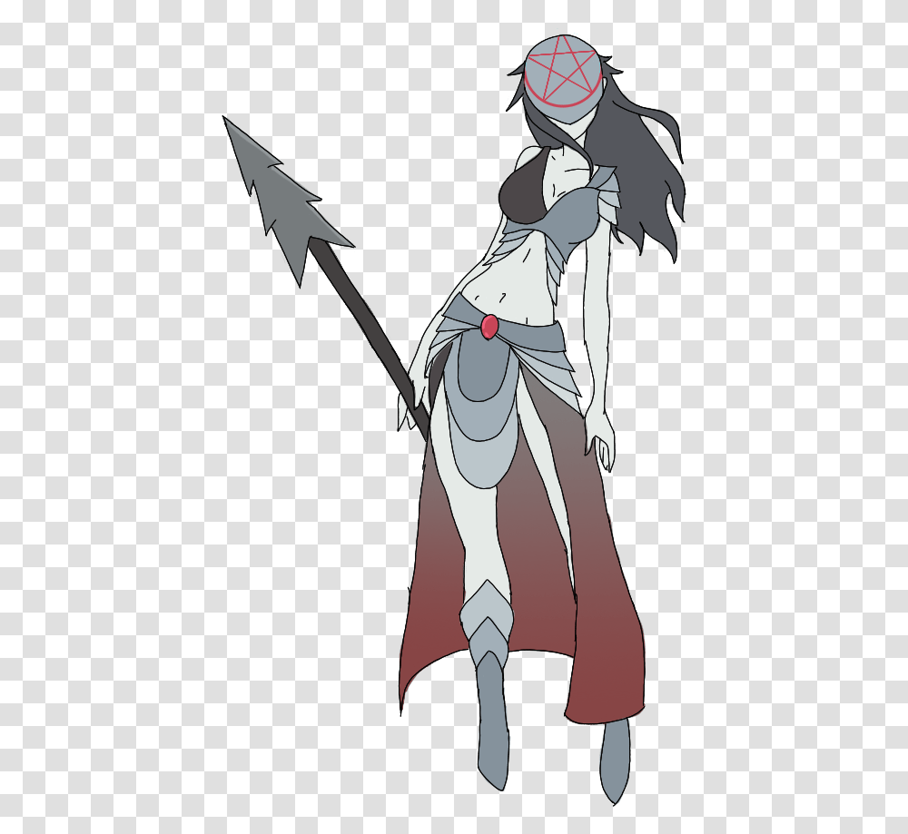 Warrior Girl 2 Opengameartorg Cartoon, Person, Human, Weapon, Weaponry Transparent Png