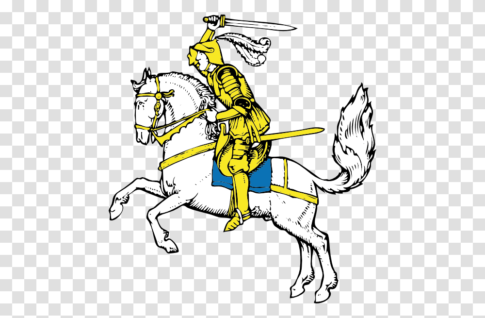 Warrior On Horse Clip Art, Knight, Person, Human, Animal Transparent Png