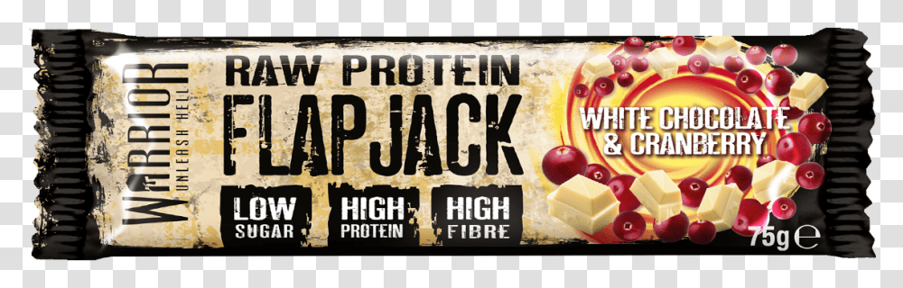Warrior Raw Protein Flapjack Choc Brownie, Transportation, Vehicle, Food Transparent Png