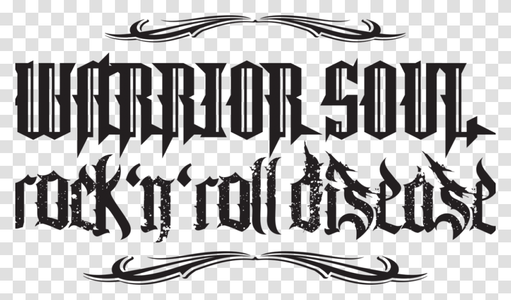 Warrior Soul Rock N Warrior Soul Rock N Roll Disease 2019, Handwriting, Label, Alphabet Transparent Png