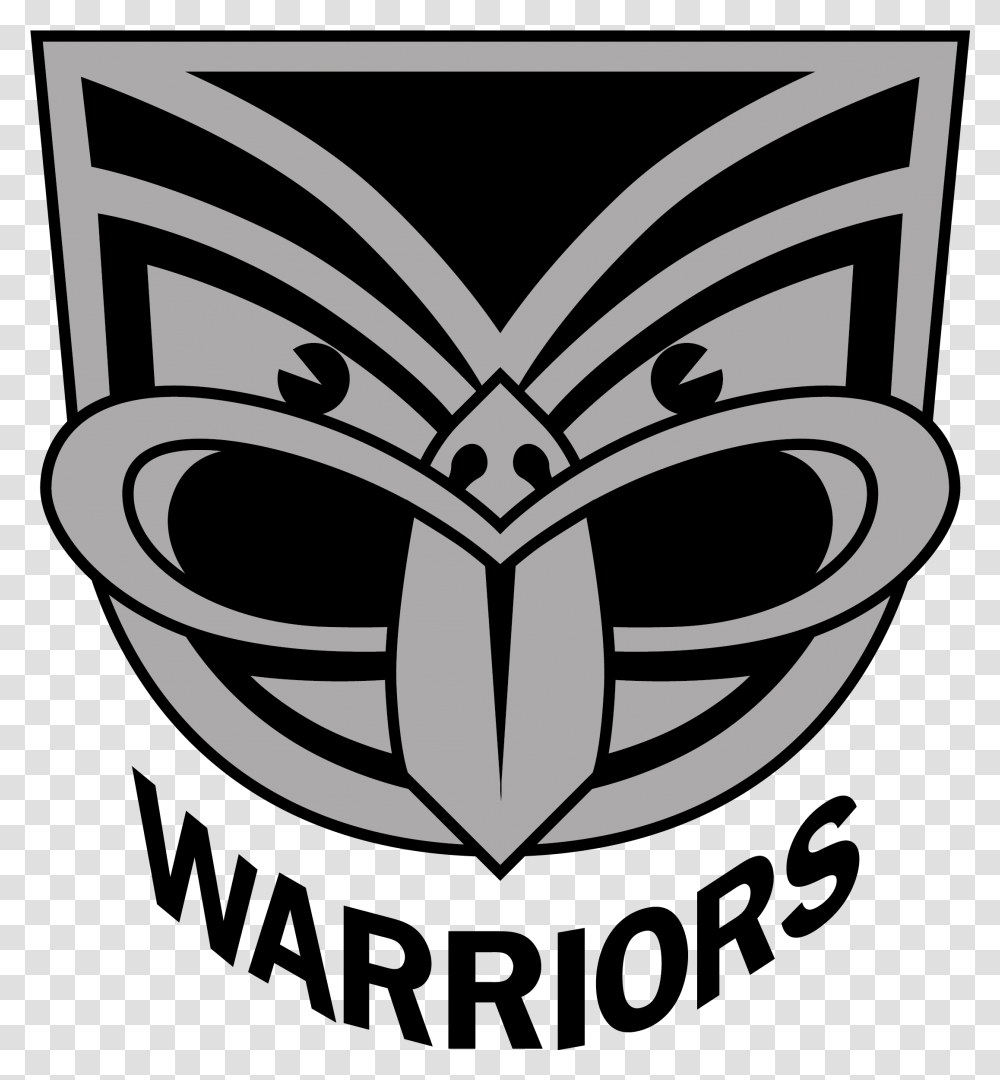 Warriors Nrl New Zealand Warriors Logo, Label, Text, Sticker, Stencil Transparent Png