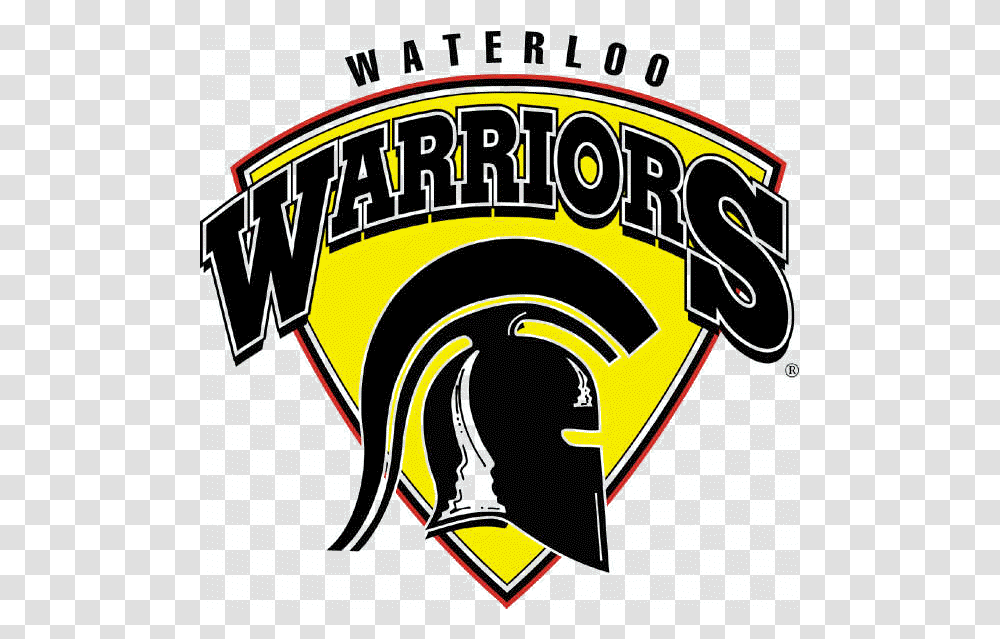 Warriors Old Logos University Of Waterloo Athletics, Symbol, Trademark, Badge, Emblem Transparent Png