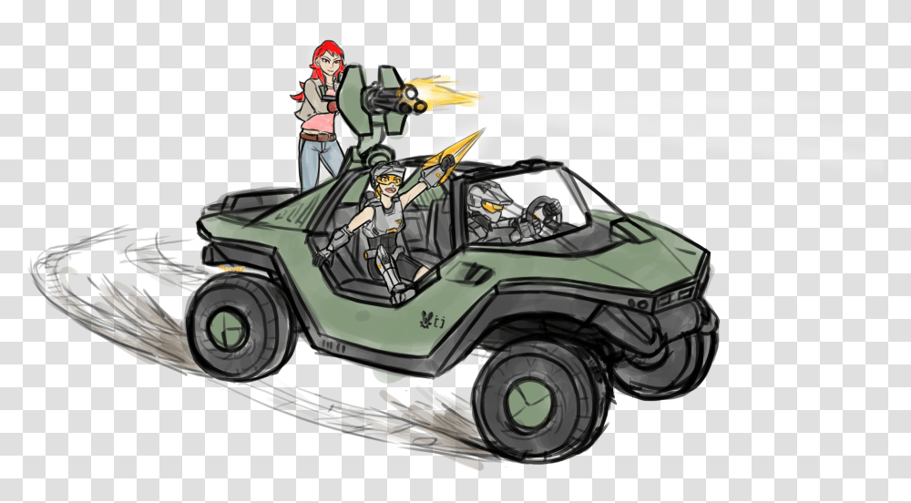 Warthog By Harm07 Fictional Character, Atv, Vehicle, Transportation, Buggy Transparent Png